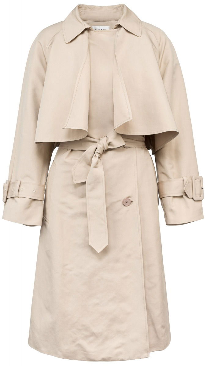 MAUD - Cape beige trench til dame | Hoyer.no