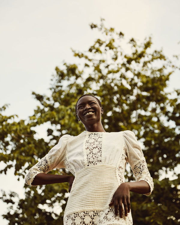 by timo linen gown white