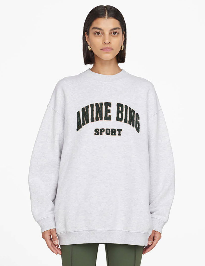 ANINE BING Tyler Sweatshirt Artichoke H yer